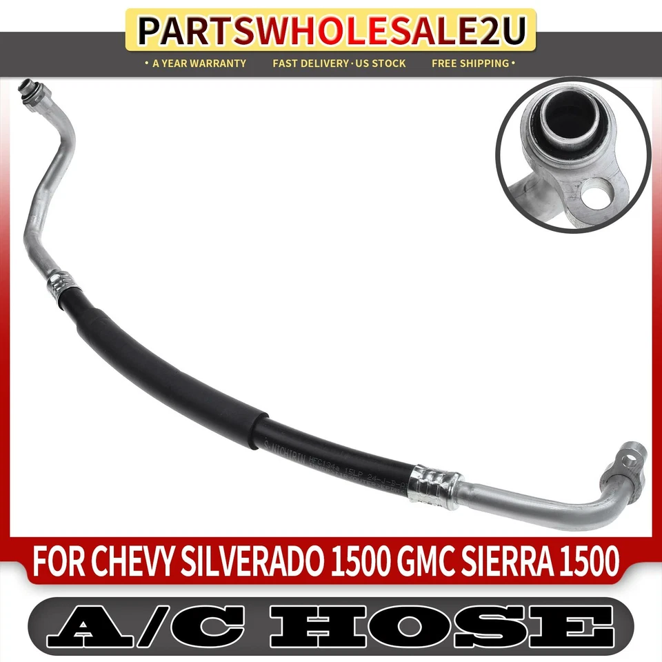 Manguera de línea de succión de aire acondicionado para Chevy Silverado 1500 Classic GMC Sierra 1500 Classic Foto 1 de 4