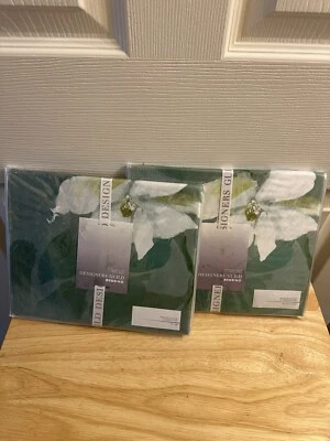 Designers Guild KIYOSUMI CELADON 100% Cotton Queen Sham Set  Made In Portugal - Image 1 of 4