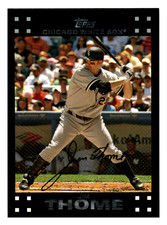 2007 Topps Jim Thome HOF Chicago White Sox #481 Centered Mint