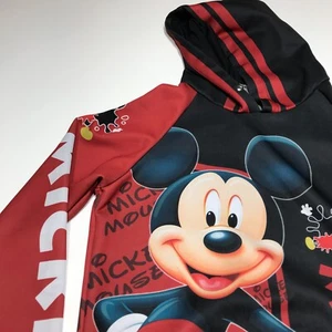 Micky Mouse Hoodie Boys Youth Size Large Drawstring Kangaroo Pocket Unbranded - Picture 1 of 12