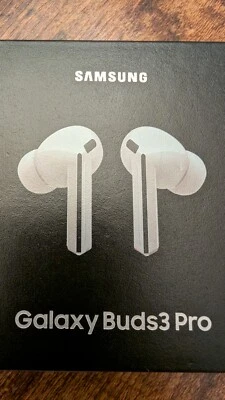 SAMSUNG Galaxy Buds3 Pro Wireless Bluetooth w/ Adaptive ANC - WHITE SM-R630 NEW - Image 1 of 4