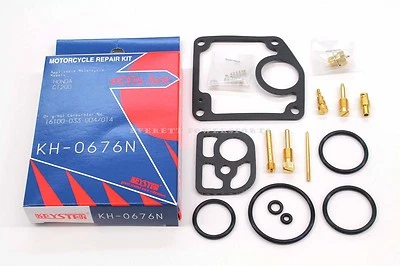 全新化油器重建套件 64-66 本田 CT200 Trail 90 碳水化合物维修套装 #Q131 — 第 1/2 张图片