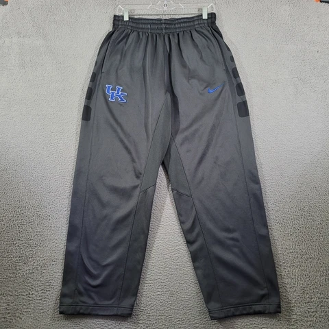 Kentucky Wildcats Pants Mens Large Gray Nike Elite Straight Leg Sportswear NCAA Cover