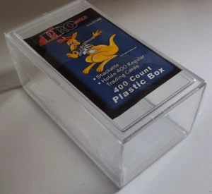 Caja de tarjetas de plástico Pro MOLD 400 quilates apilable nueva en paquete figuras pequeñas modelos EE. UU. - Imagen 1 de 2