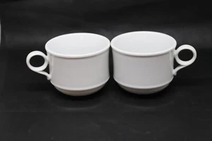 2er Set Kiste & Fass Rene Ozorio Argento weiß Stapelbecher - Bild 1 von 6