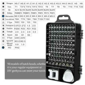 For 117PCS Screwdriver Set XBOX PlayStation Nintendo switch PS4 Gaming Consoles - Picture 1 of 10