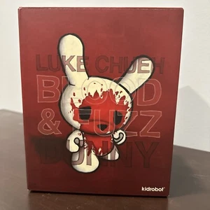 Kidrobot Blood & fuzz dunny 8in W/Decapitated Dunny Head By Luke Chueh Sealed - Picture 1 of 6