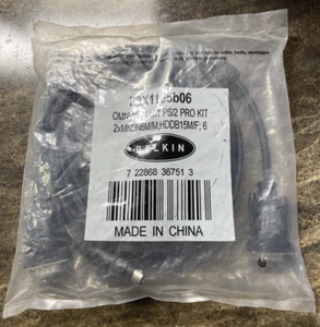 Belkin OMNVW ALLn1 PS/2 PRO KIT - Model F3X1105b06 - NEU - Bild 1 von 2