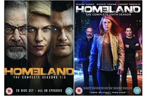 Homeland Season 1-6 Box Set Dvds DISCS ONLY, NO ORIGINAL CASES - Picture 1 of 1
