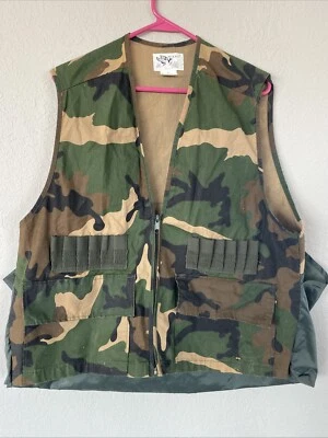 Duck Bay Hunting Vest For Upland Game/waterfowl XL Camo - Image 1 of 4