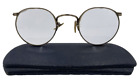 Vintage Artcraft Nokorod Eyeglasses 1/10 12KGF Tooled Frames Celluloid Nose Pads