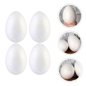 DIY Egg Egg Decorations Painting Craft White Hanging Plastic Eggs Painting Egg - Picture 1 of 12