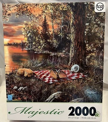 2000 Piece Jigsaw Puzzle - Lakeside Rendezvous [686141080271] 70617-3 - Image 1 of 4