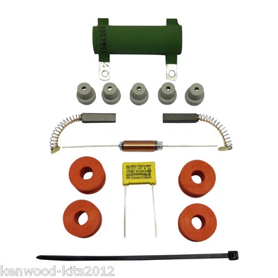 LKS Kenwood Chef A701 A701A A707, Kit de reparación de motor de 1 tapa con cepillos, soportes y pies