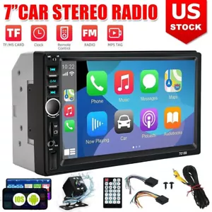 Radio Estereo De Pantalla Para Coche Carro MP5 Player USB/SD/AUX/FM Con Camera - Bild 1 von 12