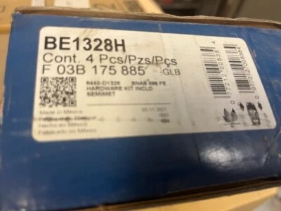 Juego de pastillas de freno delanteras Bosch QuietCast Premium BE1328H Ford E150 E250 E350 E450 Foto 1 de 2