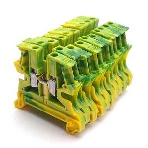 Lot of 10 Legrand 03171 Protection Conductor Terminal Block, 1-Level, 800V Rated - Picture 1 of 4