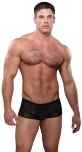 MINI COURT HOMME POWER STRETCH DENTELLE NOIRE - Photo 1/6