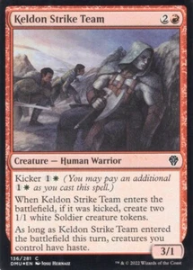 2X KELDON STRIKE TEAM 136/281 FOIL DOMINARIA UNITED MTG MAGIC CASI NUEVO X2 - Imagen 1 de 1