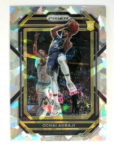 2022-23 Panini Prizm Asia Cracked Ice #267 Ochai Agbaji Rookie Jazz - Imagen 1 de 3