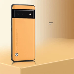 For Google Pixel 9 8 6 Pro Shockproof Plain Leather Slim Hybrid Phone Case Cover - Picture 1 of 20