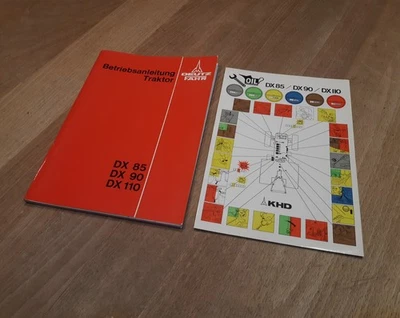 Orig. Deutz Fahr DX85 - DX90 - DX110 Betriebsanleitung Traktor von 4/78 - Bild 1 von 4
