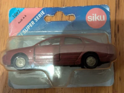 Siku Super Serie 1092 Audi A6 Diecast Model Car Sealed Blister Pack Red/ Maroon - Image 1 of 4