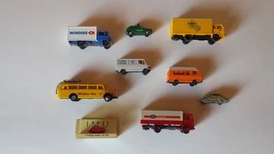 Modellautos H0 / kleine Sammlung von insgesamt 9 Fahrzeugen/ sehr gut erhalten - Bild 1 von 4