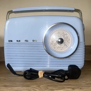 Bush Radio TR82 Mains/battery Operated In a lovely condition Sky Blue - Picture 1 of 6