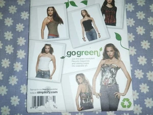 SIMPLICITY 2966 GO GREEN MISSES FABRIC OR PAPER CORSET PATTERN-UNCUT-14-20 - Picture 1 of 3
