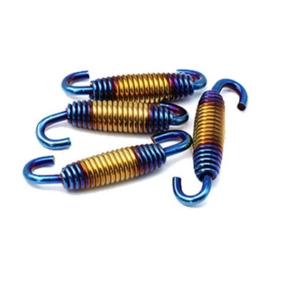 For Honda Motorcycle Exhaust Pipe Muffler Stainless Steel Spring Hook 4 Pcs - Image 1 of 4