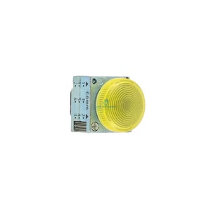 Siemens 3sb35016ba30 Indicator Bright Metal Yellow Gem Grooved - Picture 1 of 1