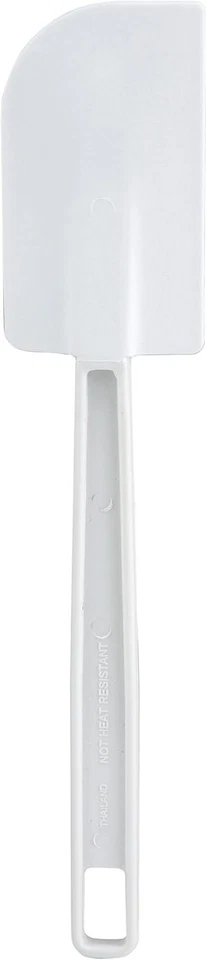 Flat-Blade Plastic Scraper - 10" 10", White  - Image 1 of 1
