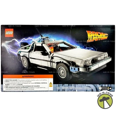LEGO Icons Back to The Future Time Machine 1872 Piece Building Kit 10300 - Image 1 of 4