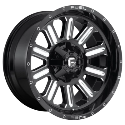 Llantas negras brillantes de 18 pulgadas Chevy Silverado Truck 2500 3500 18x9 combustible D620 Foto 1 de 4