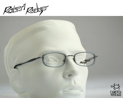 Robert Rudger 1950 243 I8, Vintage Años 90 Antiguo Gris Rectángulo Gafas Marcos Nuevo de Lote Antiguo Foto 1 de 4