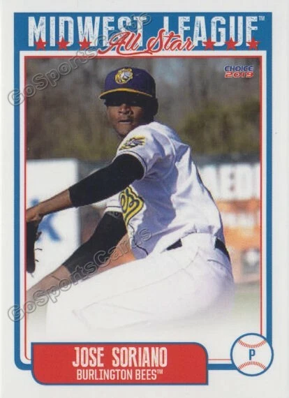 2019 Midwest League All Star BT Jose Soriano Angels RC Rookie - Image 1 of 1