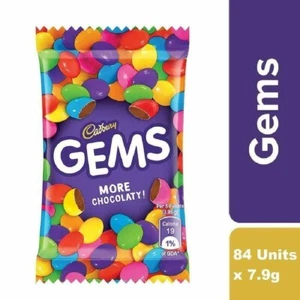 Cadbury Gems Chocolate 84 X 7.9gm Each Try Now Best Product Free Ship - Picture 1 of 8