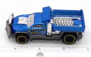 2019 Hot Wheels So Plowed Truck Diecast Car Toy City Yellow Blue Snow Plow - Picture 1 of 5