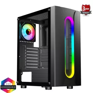 Intel Core i5-12400F 6 Core Gaming PC Computer NVMe RTX 4060ti 16GB up882 - Picture 1 of 10