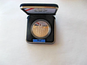 2002 W US Military Academy Bicentennial Proof 90% Silver Dollar Coin & Case. - Picture 1 of 11