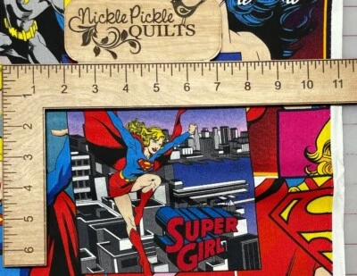 Wonder Woman Batgirl Supergirl Tela Fuera de Impresión POR MEDIA YARDA Algodón Foto 1 de 3