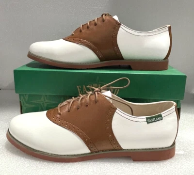 Женские туфли-седла Eastland Sadie 11 М Oxford желтовато-коричневая кожа - Изображение 1 из 4