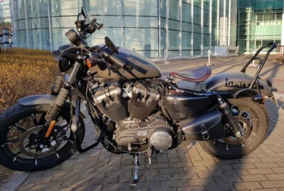 Para Harley Heritage Softail Springer Bobber Moto Solo Asiento Base de Resorte Pan Foto 1 de 4