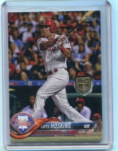 RHYS HOSKINS 2020 TOPPS ROOKIE CARD RETROSPECTIVE RC LOGO MEDALLION CARD - Picture 1 of 2