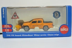 Siku 1:55 DieCast car VW Amarok Winterdienst Winder Service truck # 2546 - Picture 1 of 3
