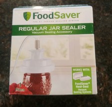 New listing
FoodSaver Regular Jar Sealer T03-0006-02P New Vacuum Sealing Accessory Cs-Aj0118