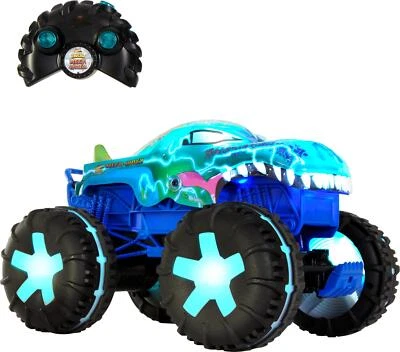 Hot Wheels Toy Truck Monster Trucks RC, Oversized Remote-Control Mega-Wrex Alive - Image 1 of 4