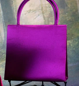 Equip Australia Handbag Women Fabric Purple Small Box - Picture 1 of 13