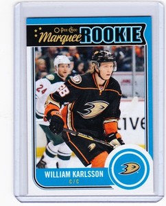 14-15 2014-15 O-PEE-CHEE WILLIAM KARLSSON UPDATE ROOKIE U26 ANAHEIM DUCKS